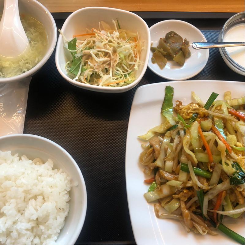 野菜炒め定食(ニイハオ 武蔵小杉店)