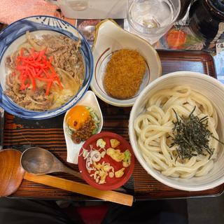 あかね風牛丼セット(武州うどんあかね&みどりダイニング)