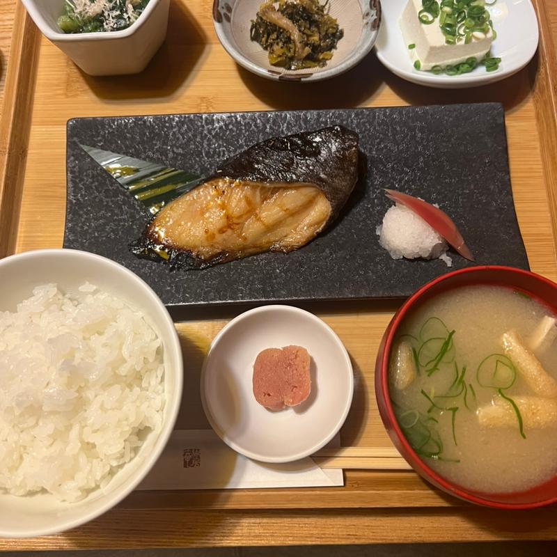 焼き魚定食(めんたい料理 博多 椒房庵)