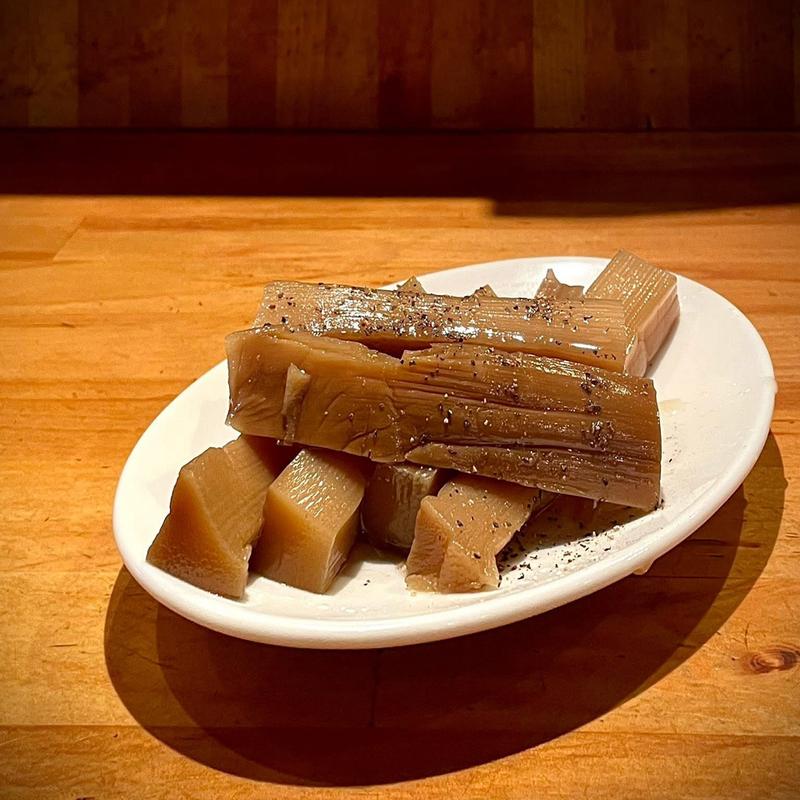 名物 極太メンマ(ウミガメ食堂)