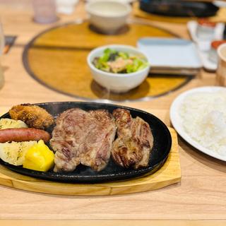 肩ロースステーキランチ180g(ひつじの王様)