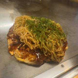 関西風お好み焼き＋そば