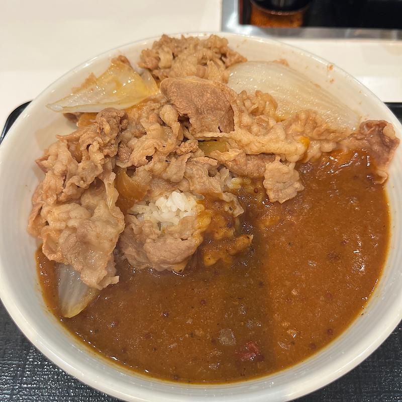 肉だく牛魯珈カレー(吉野家 烏丸五条店 )