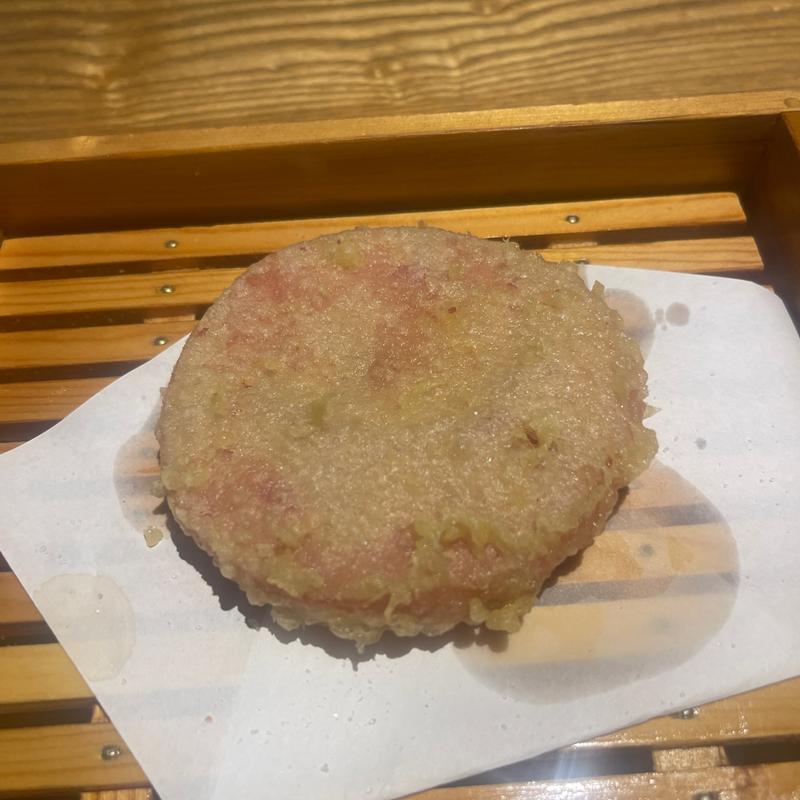 ハムカツではないハム天(天ぷら専門 イチバン)