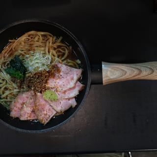 黒毛和牛のチャーシュー増し牛脂そば(房総式ラーメンJINRIKISEN 人力船)