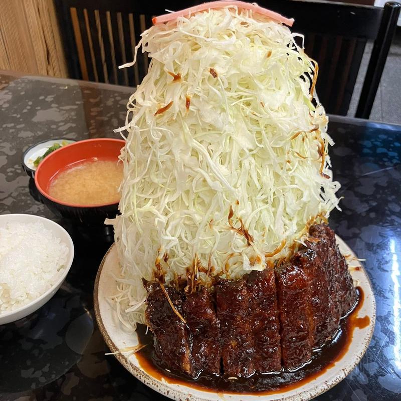 味噌カツライス 小(葉栗屋)