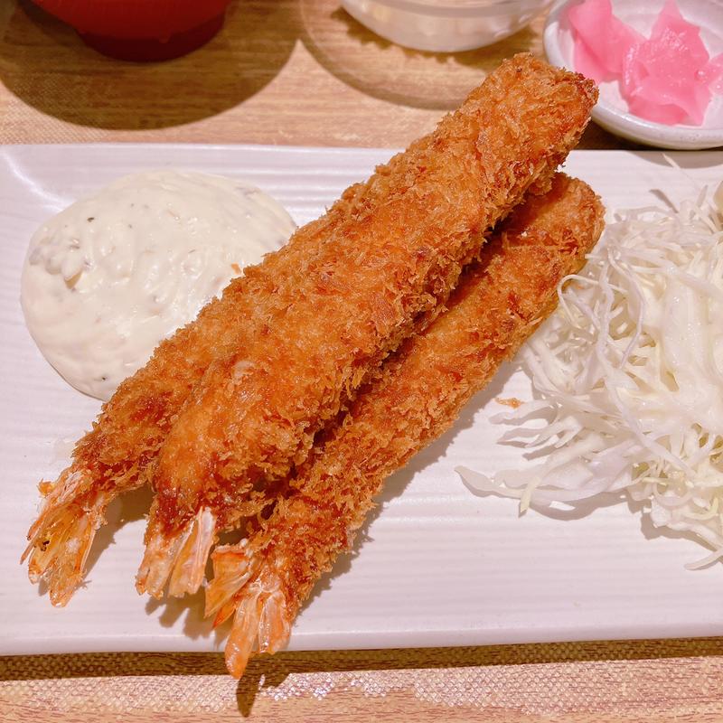 エビフライ タルタルソース添え(さち福やCAFE グランエミオ所沢店)