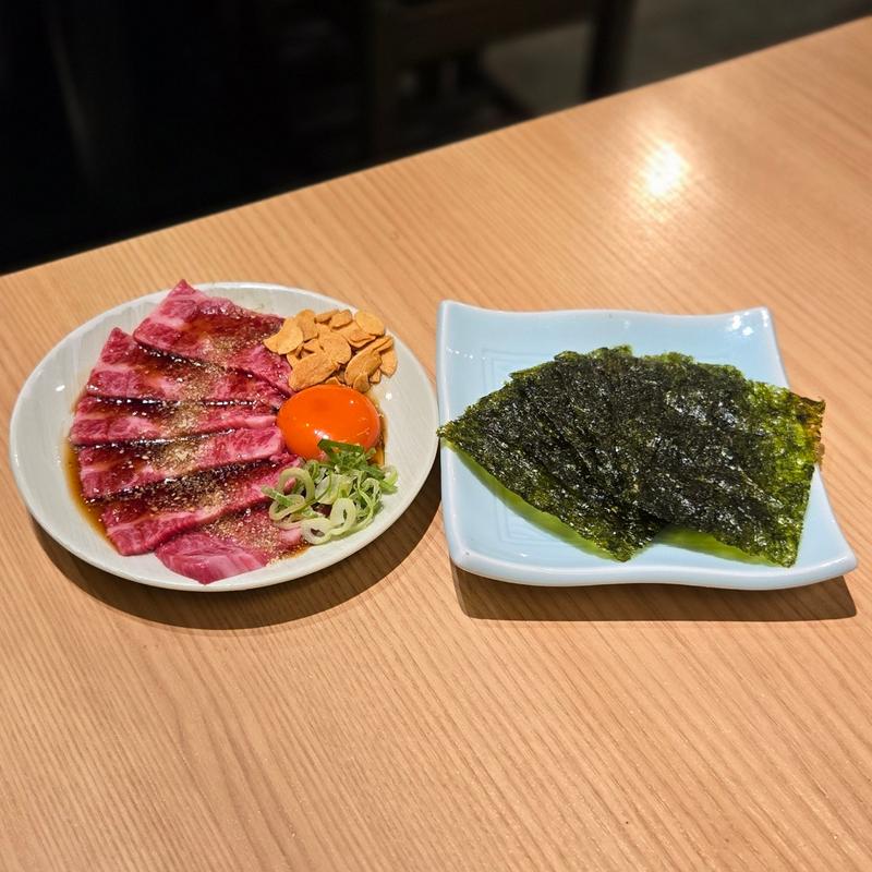 幻の生ハラミ(焼肉ホルモンうちだ)