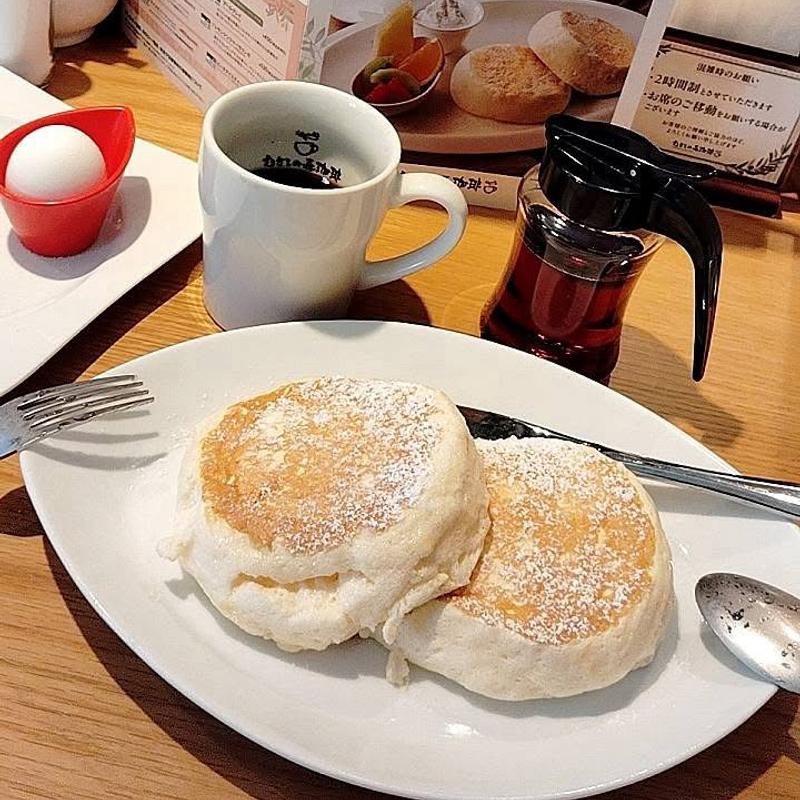 ふわっとろパンケーキ(むさしの森珈琲　杉並井草店)