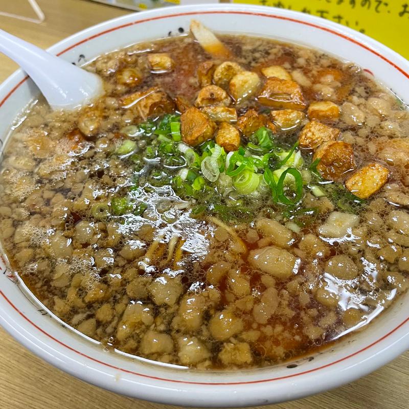 ニンニクラーメン(尾道ラーメン 味億 横川本店)