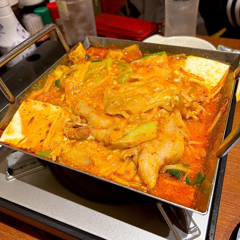 特製紅ダレちりとり鍋(酉や喜兵衛分店 とりかわ長兵衛)