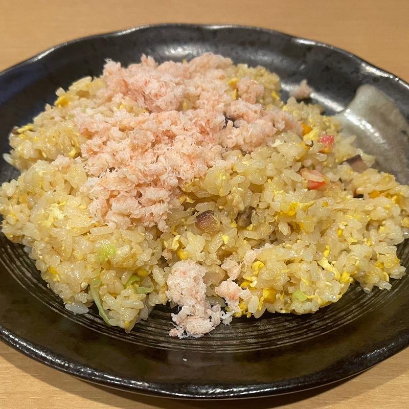 カニ炒飯(中華ラーメン うえだ)