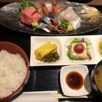 お刺身盛り合わせ定食(海鮮ダイニング たく)