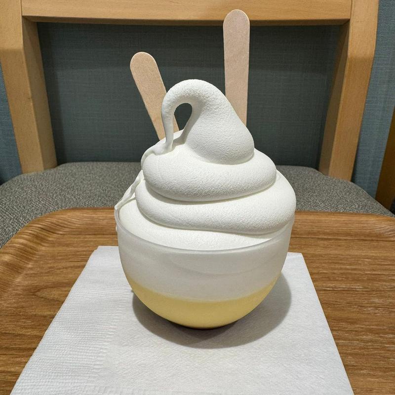 ぷりんソフト(文明堂 さいたまあおぞら工房)