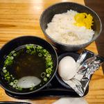 ご飯セット温玉添え