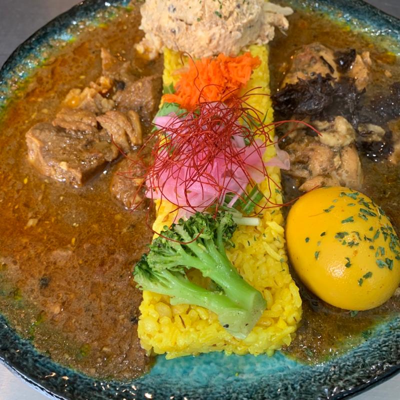 2種Curry(スパイスカリー銀座半月)