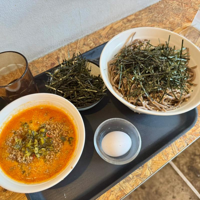 スタミナ坦々冷そば(SOBA STAND そばうさ)