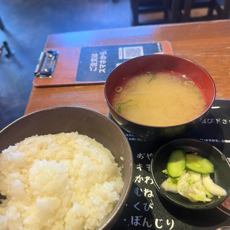 ごはん＋しじみ汁(地鶏屋 小野店)