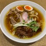 親鶏中華そば 極太麺 味玉