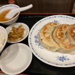 開楽特製 ジャンボ餃子　餃子定食 （3個）(開楽 本店 )