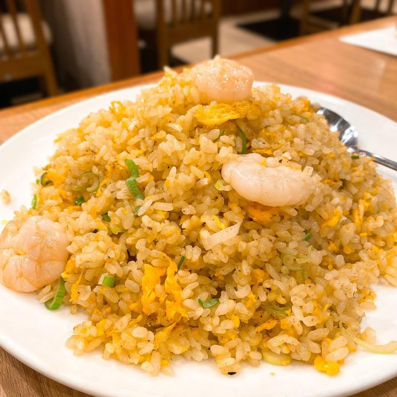 海老炒飯 特盛り(餃子の王様 龍吟 ミッテン府中店)