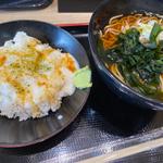 ミニとろろ丼セット（温かいそば）(名代 箱根そば 狛江店)