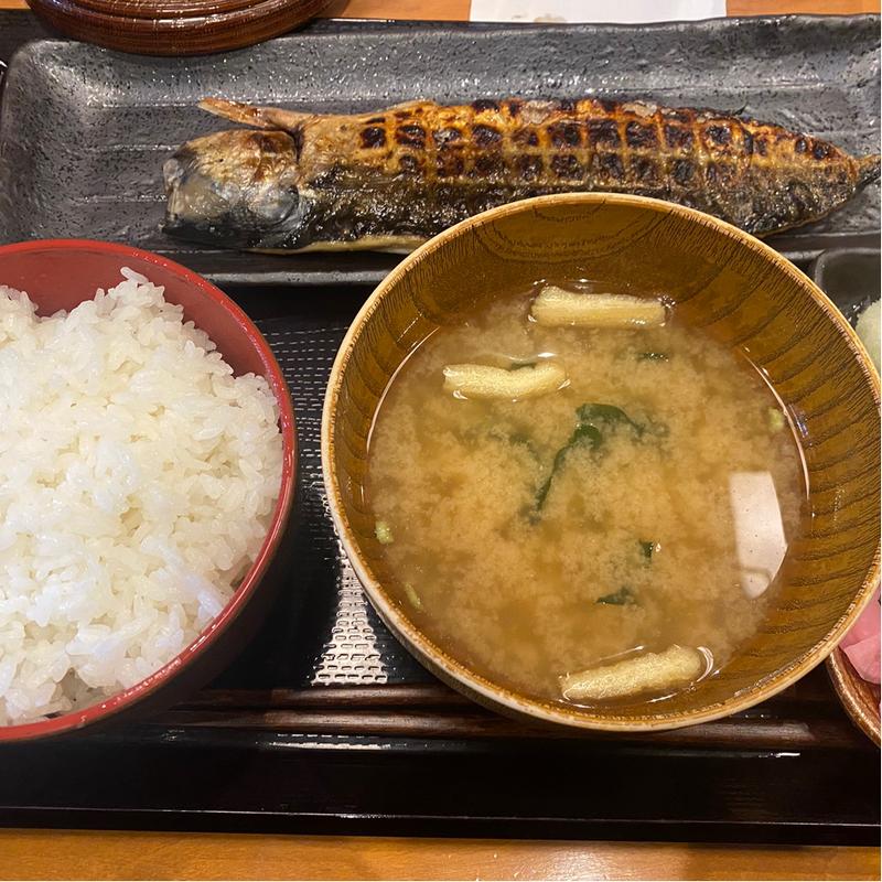 さば文化干し定食(しんぱち食堂 大須観音駅前店)