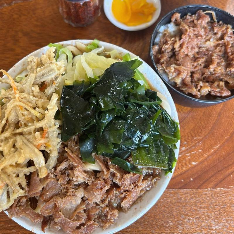 肉天わかめ 肉めし(とだ)