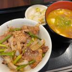 プルコギ丼豚汁セット
