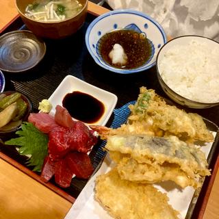 天ぷら切落し定食