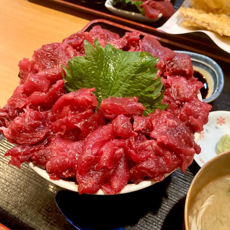 まぐろ丼 大(酒と揚げ天ぷらてんてん)