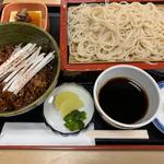 牛カルビ丼もりそばセット(大むら)