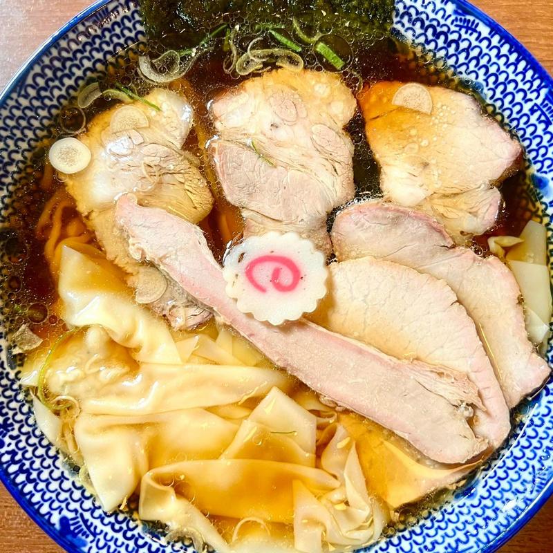 チャーシューワンタンめん(白河中華そば 孫市)