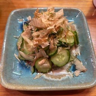 ミョウガときゅうり(小料理 ほりの)