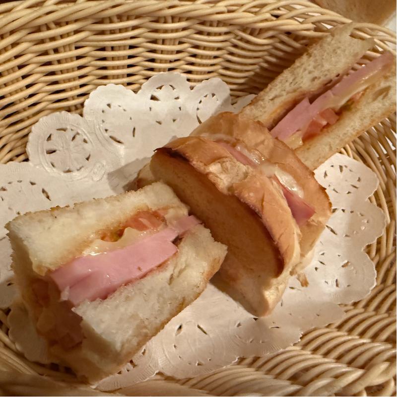 ハムとチーズのサンドウィッチ(てらにし珈琲本店 )