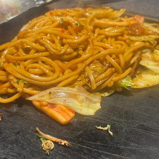 コース　イカ豚焼きそば(お好み焼き 狸狸亭 (ぽんぽこてい) 玉造店)