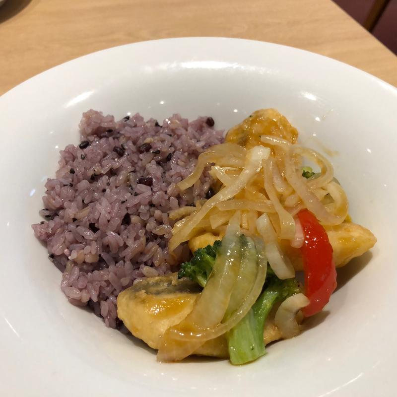 主菜（白身魚の黒酢ソース）(デニーズ 梅島店)