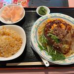 麻辣冷麺セット