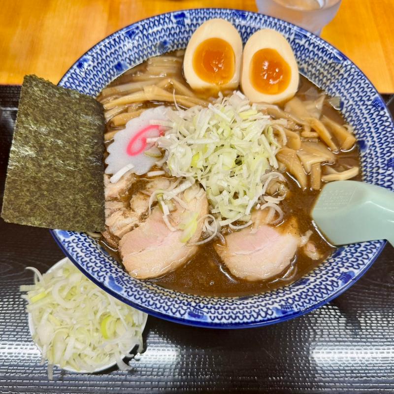 魚介味玉中華そば＋メンマ(中華そば 香十)