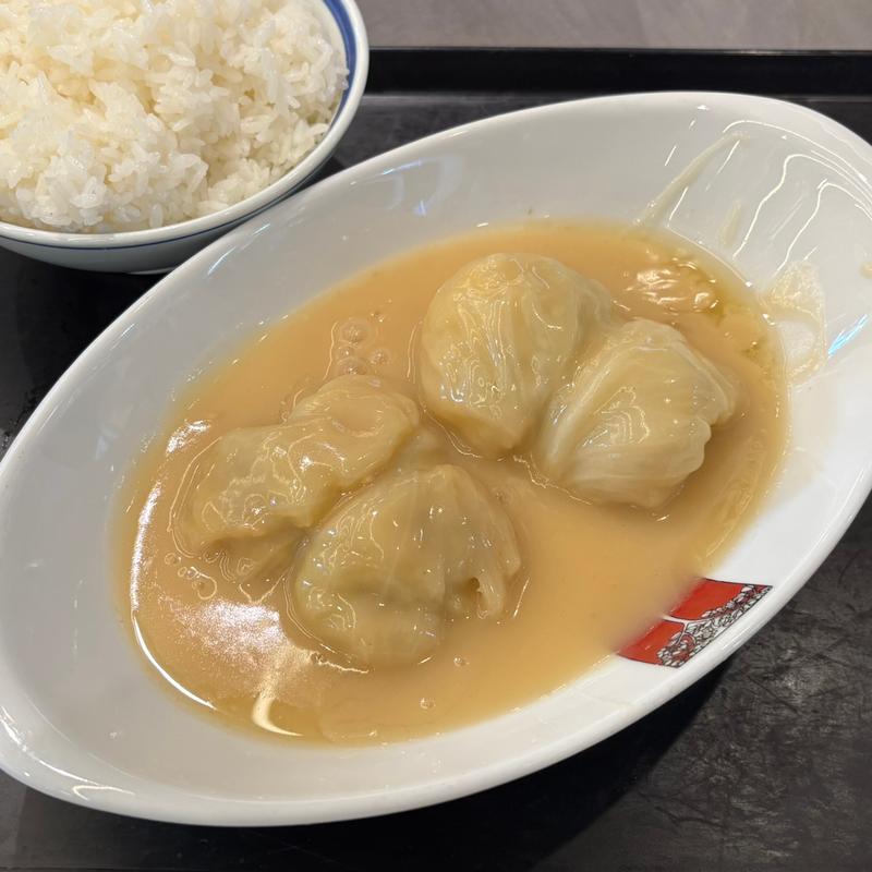 ロールキャベツシチュー2貫とご飯(洋食 アカシア五反田JPビル店)