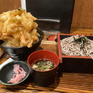 ざる蕎麦天丼セット(食事処 葵)