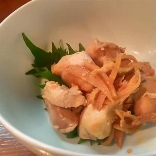 鮟肝生姜煮