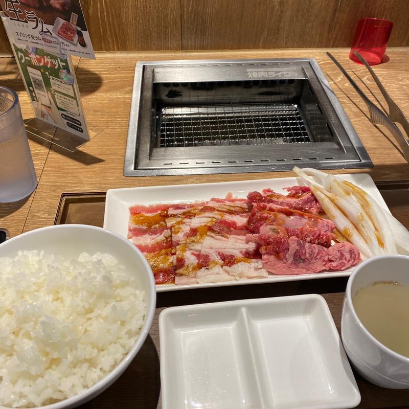 Wカルビセット　肉大(焼肉ライク 川崎店)