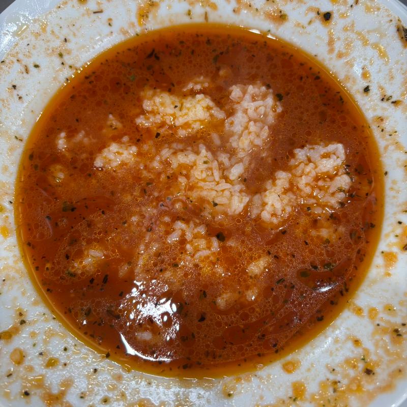 締めのリゾット(スパゲティ食堂 ズッパ 松戸本店)