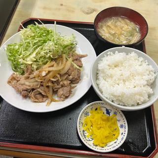 日替り　しょうが焼き定食(喜よし食堂)