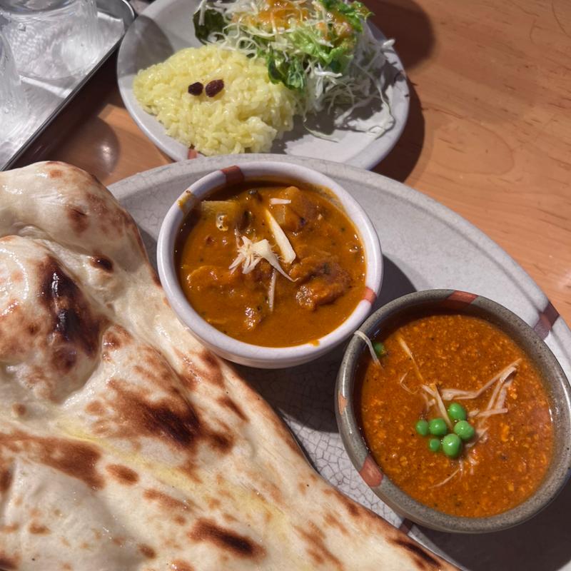 カレーランチB（キーマ・野菜）(キターブ)