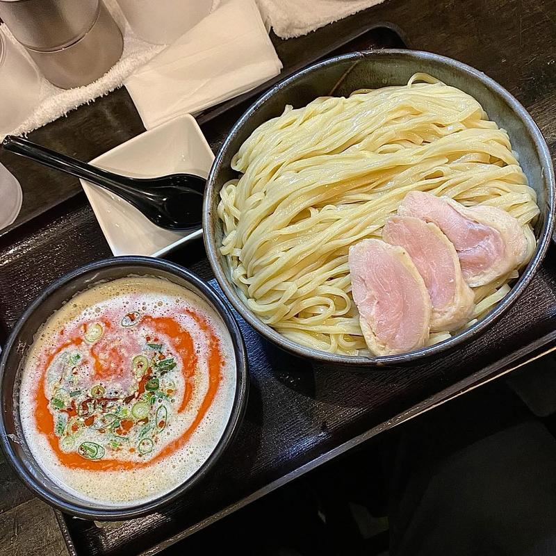 旨辛ゴマ白湯しおつけ麺 特大 500g(麺屋 彩々)