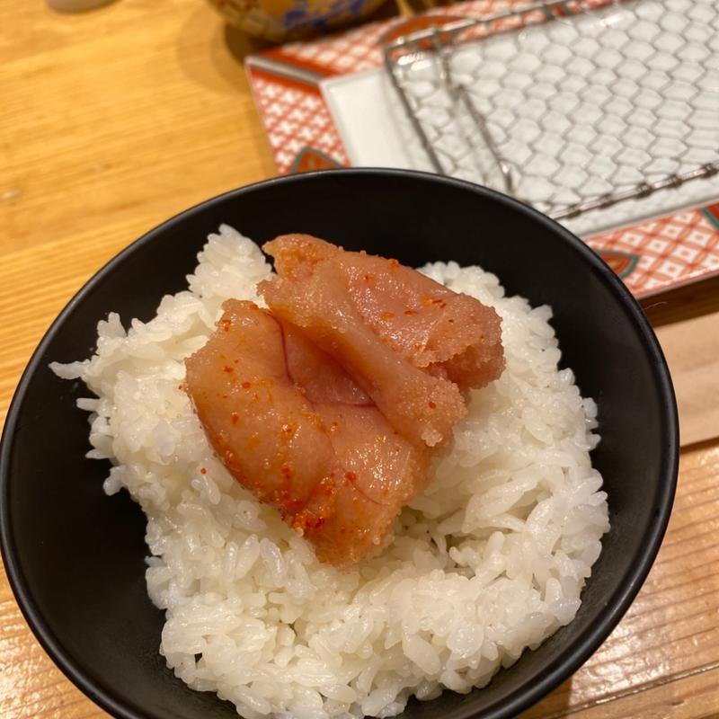 明太子ごはん(博多天ぷらやまみ 大手町店)