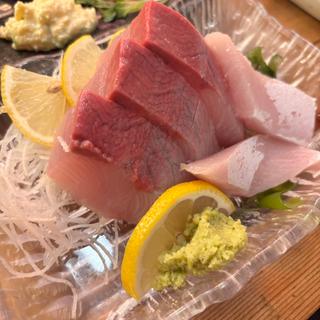 厚切りブリ刺し