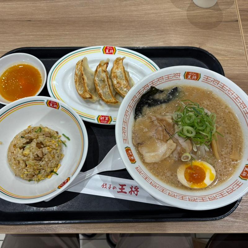 王将ラーメンセット(餃子の王将 アリオ川口レストラン店)